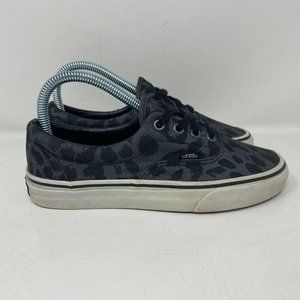Vans Mens Off The Wall Black Gray Sneaker Shoes